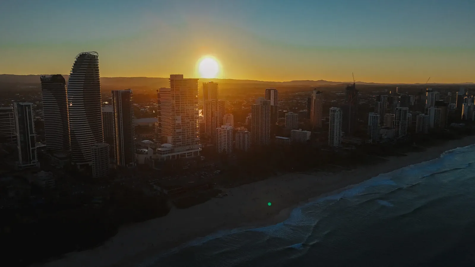 Burleigh, la línea de costa